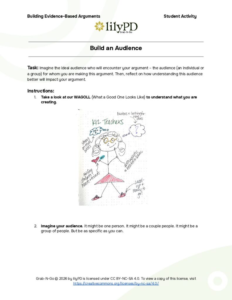 Considering Audience: Build an Audience