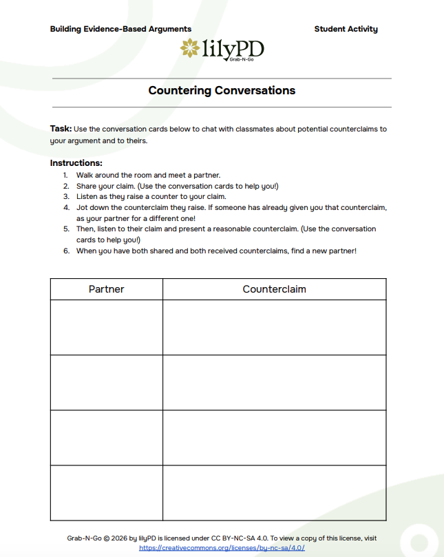 Countering Conversations