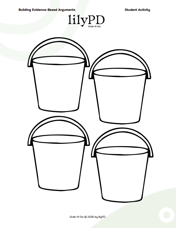 Organizing Evidence with Evidence Buckets
